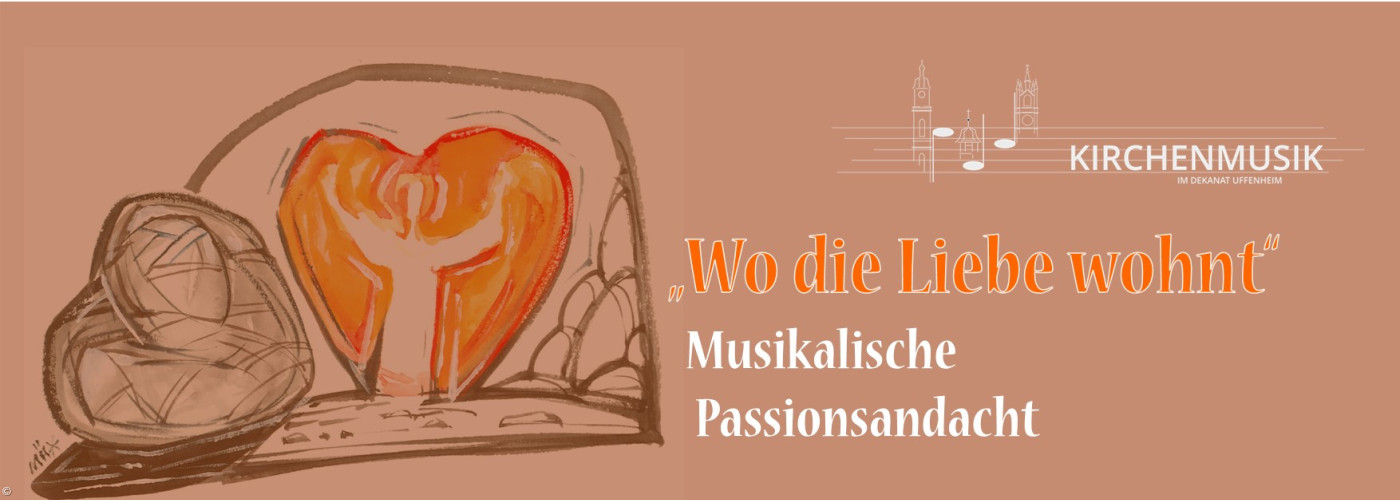 Plakat zur musikalischen Passionsandacht