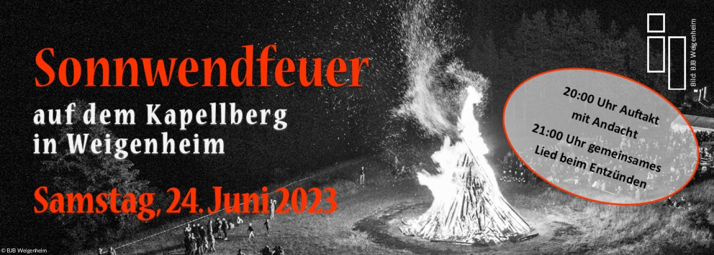 Plakat zum beschwingt-besinnlichen Auftakt mit Dekan von Egidy am 24.6.2023