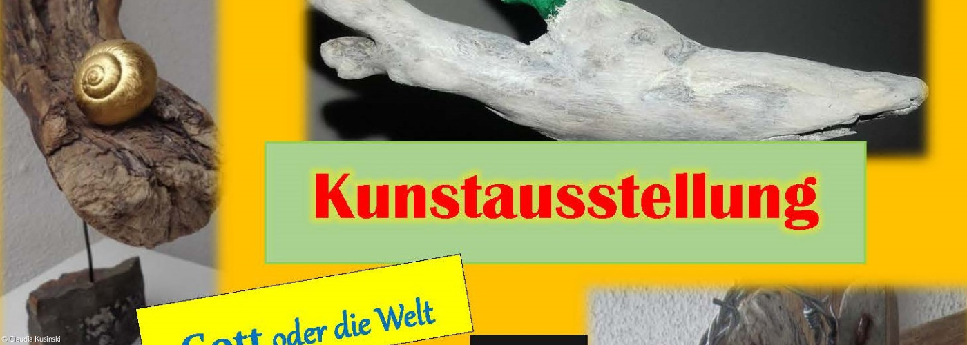 Collage mit Kunstobjekten von Künstler Hettmer