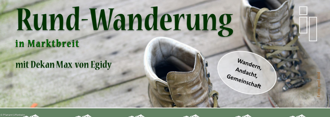 Wanderung in Marktbreit mit Dekan von Egidy am 24.5.25