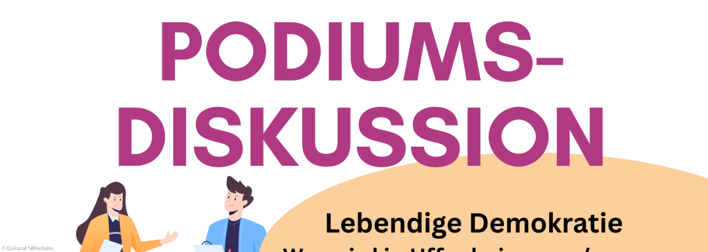 Lebendige Demokratie - Podiumsdiskussion mit den Bürgermeister-Kandidierenden in Uffenheim am 22.2.26 um 15 Uhr in der Stadthalle