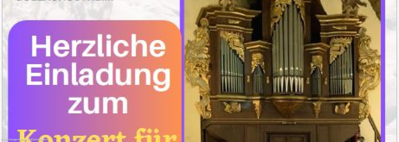 Konzert für Orgel und Flöte am 15.3.26 um 17 Uhr in der Kirche in Gollachostheim