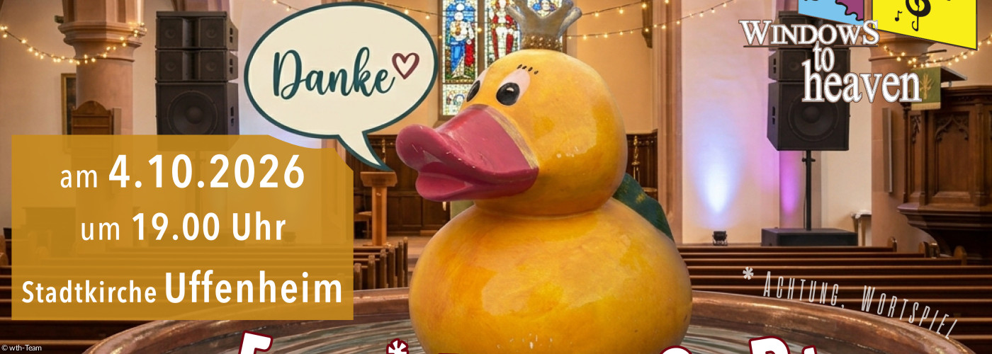 wth-Gottesdienst am 4.10.26 um 19:30 Uhr in der Stadtkirche Uffenheim