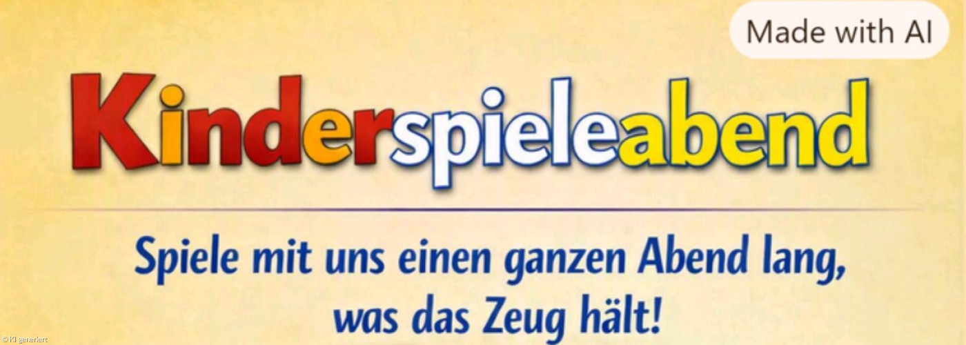 Kinderspieleabend für 8 bis 12-jährige im Haus der Kirche