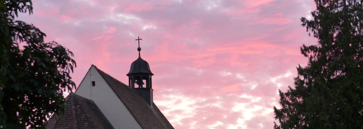 Jobstkapelle beim Sonnenuntergang