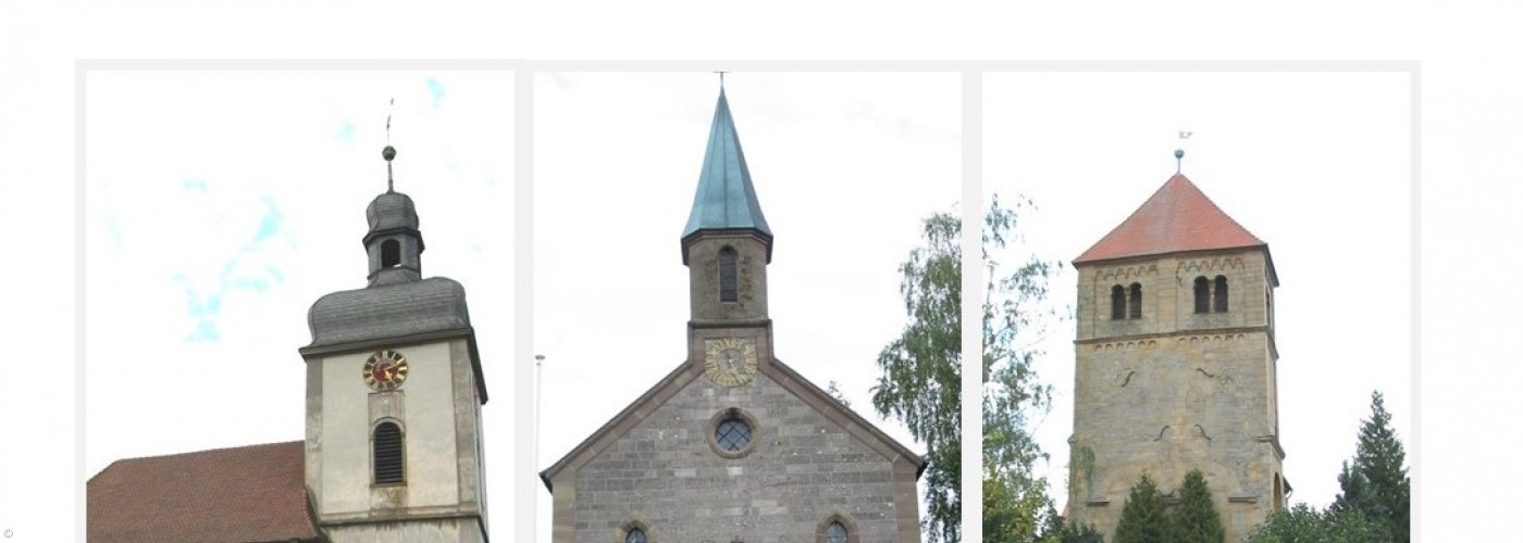 Kirchen der Pfarrei Langensteinach