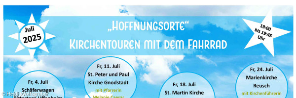Kirchentouren im Juli 2025 im Dekanat Uffenheim