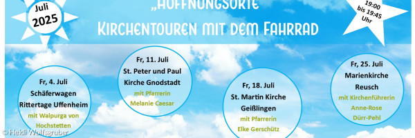 Kirchentouren im Dekanat Uffenheim im Juli 2025