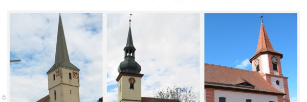 Kirchen der Pfarrei Wallmersbach
