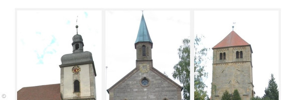 Kirchen der Pfarrei Langensteinach