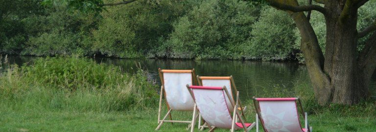 Sommerurlaub am Fluss