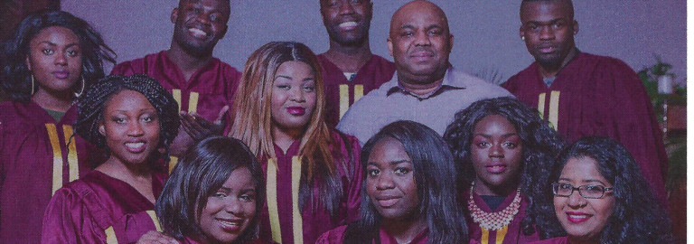 Plakat zeigt den Newlife Gospel Choir mit Termin des Konzertes in Gollhofen