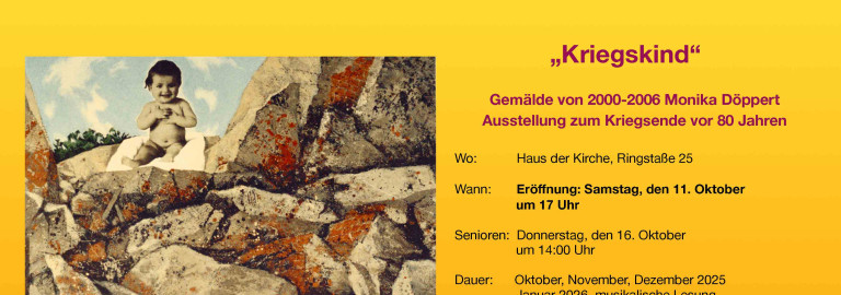 Ausstellung ich war ein Kriegskind