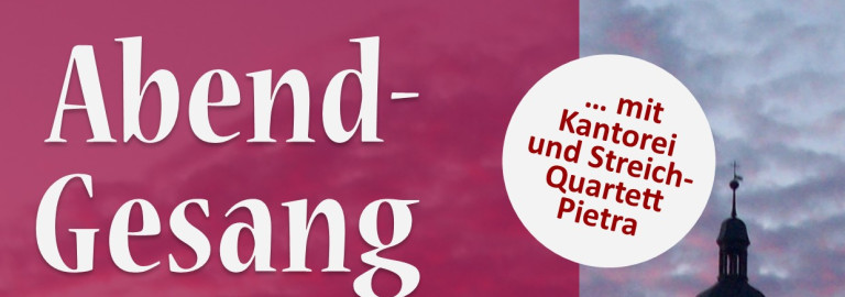 Musikalischer Gottesdienst am 19.11.2025 um 19:00 Uhr in der Stadtkirche