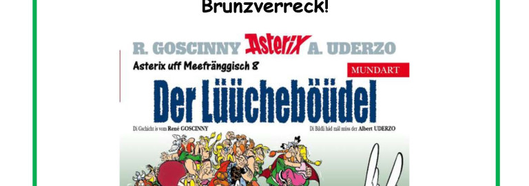 Asterix-Lesung auf Fränkisch am 18.9.26 um 19:00 Uhr in der Pfarrscheune Gollhofen