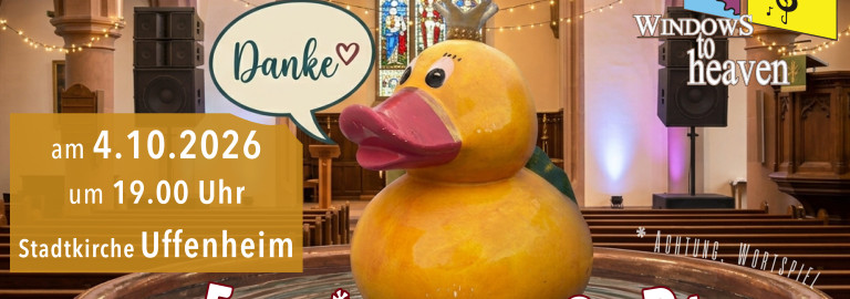 wth-Gottesdienst am 4.10.26 um 19:30 Uhr in der Stadtkirche Uffenheim