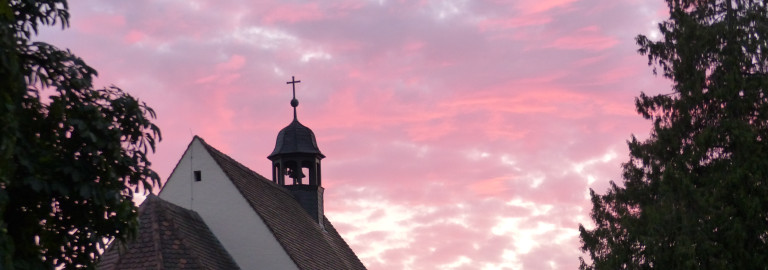 Jobstkapelle beim Sonnenuntergang
