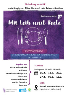 Termine Wärmewinter 2026 in Uffenheim