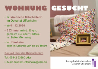 Anzeige Wohnungssuche