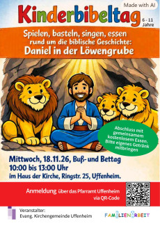 Kinderbibeltag am Buß- und Bettag in Uffenheim