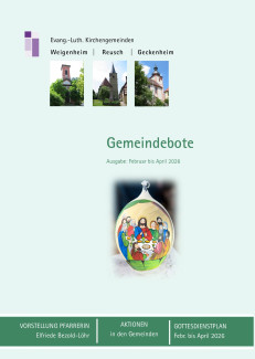 Titelfoto Gemeindebote Weigenheim von Februar bis April 2026