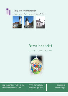 Titelseite Gemeindebrief Ulsenheim von Februar bis April 2026