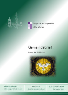 Gemeindebrief Uffenheim von Mai bis Juli 2026
