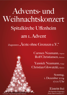 Regionale Musiker und Sänger laden zum Konzert zugunsten von Ärzte ohne Grenzen