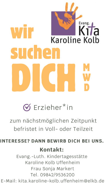 2026_07_Stellenanzeige Erzieher Karoline-Kolb