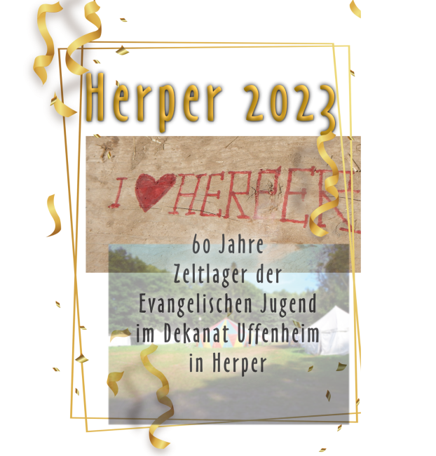 Plakat mit der Einladung zum Herperjubiläum