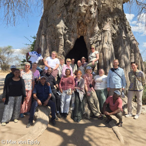 Gruppenfoto auf unserem Safari-Trip